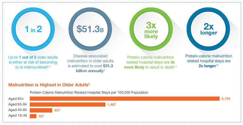 The impact of malnutrition on older adults